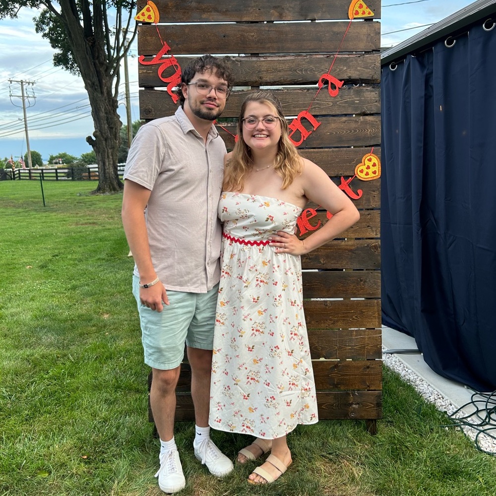 Floral Strapless Dress